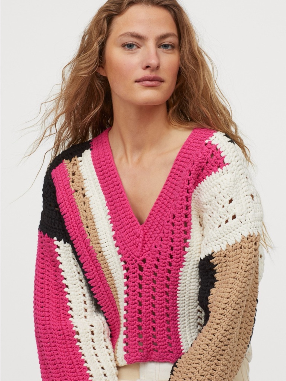 H&M Studio Crochet Summer Sweater